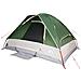 Tenda da Campeggio a Cupola per 2 Persone Verde Impermeabile - Foto miniatura 3
