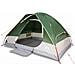 Tenda da Campeggio a Cupola per 2 Persone Verde Impermeabile - Foto miniatura 4