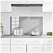 Cucina Backsplash Grigio chiaro 90x50x0.6 cm Vetro temperato - Foto miniatura 3