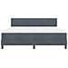 Letto Box Spring con Materasso Grigio Scuro Super King in Velluto - Foto miniatura 8