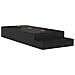 Struttura Letto con Contenitore Nero Rovere 90x190 cm - Foto miniatura 3