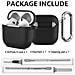 Custodia In Silicone Per Airpods Con Kit Di Pulizia Black  Airpods3 - Foto miniatura 1
