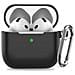 Custodia In Silicone Per Airpods Con Kit Di Pulizia Black  Airpods3 - Foto miniatura 4