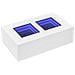 Tavolino da Salotto con LED Infinity Bianco 116x69x40 cm - Foto miniatura 3