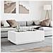 Tavolino da Salotto con LED Infinity Bianco 116x69x40 cm - Foto miniatura 4