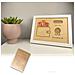 Cornice Regalo Con Spazio Per Banconote Vintage Bianca 27x21 Cm - Foto miniatura 3