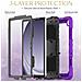 Custodia Per Ipad 9.7” Con Supporto E Tracolla Viola - Foto miniatura 2