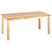 Tavolo Da Pranzo Estensibile Madura Frassino Chiaro 180/280 Cm 100 Cm - Foto miniatura 3