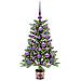Albero di Natale con 150 LED con supporto Verde 90 cm PE - Foto miniatura 3