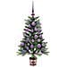 Albero di Natale con 150 LED con supporto Verde 90 cm PE - Foto miniatura 4