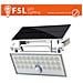 Faro da esterno solare con sensore di movimento 60W (6 led) - Bianco - Foto miniatura 1