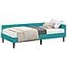 Struttura Letto Angolare con Materasso 2 pcs Turchese Velluto - Foto miniatura 1