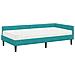 Struttura Letto Angolare con Materasso 2 pcs Turchese Velluto - Foto miniatura 4