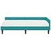 Struttura Letto Angolare con Materasso 2 pcs Turchese Velluto - Foto miniatura 5