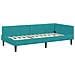 Struttura Letto Angolare con Materasso 2 pcs Turchese Velluto - Foto miniatura 6
