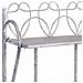 Espositore In Metallo Con 2 Ripiani Grigio 90,81x36,83x158,12h Cm - Foto miniatura 6