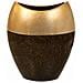 Vaso In Ceramica Dorata 24x13,5x29,5h - Foto miniatura 2