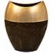 Vaso In Ceramica Dorata 24x13,5x29,5h - Foto miniatura 3