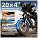 Bicicletta Elettrica X5- 20 Pollici Fat E-bike Batteria Rimovibile 48v15ah Autononomia 50-80km Con Ripiani 250w - Foto miniatura 5
