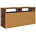 Lowboard con cassetto Legno vecchio 87 x 27,5 x 43 cm - Foto miniatura 8