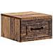 Mobiletto da notte a muro Legno antico 34,5 x 33 x 20 cm - Foto miniatura 1