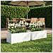 Vaso da giardino 2 pz Bianco 60 x 20 x 20 cm - Foto miniatura 2