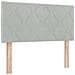 Letto ottomano con materasso Grigio Chiaro 90 x 190 cm Velluto - Foto miniatura 4