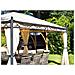 Gazebo Rettangolare In Ferro E Poliestere Resinato, 3x4 Mt - Foto miniatura 2