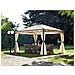 Gazebo Rettangolare In Ferro E Poliestere Resinato, 3x4 Mt - Foto miniatura 1