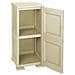 Mobiletto Mono Anta + 1 Ripiano Cm 40x43x85,5 In Resina Colore Angora - Omnimodus - 8085564 - Foto miniatura 5