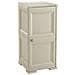 Mobiletto Mono Anta + 1 Ripiano Cm 40x43x85,5 In Resina Colore Angora - Omnimodus - 8085564 - Foto miniatura 3