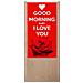 Lampada Da Tavolo In Legno Good Morning Baby I Love You - Foto miniatura 1