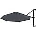 Ombrellone A Muro Con Palo In Metallo 300 Cm Antracite - Foto miniatura 4