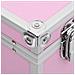 Valigia per Cosmetici 37x24x40 cm Rosa in Alluminio - Foto miniatura 2