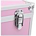 Valigia per Cosmetici 37x24x40 cm Rosa in Alluminio - Foto miniatura 6