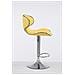 Sgabello Design Cucina Las Vegas V2 I Sedia Sgabello Imbottita In Similpelle I Sgabello Girevole E Regolabile (62-82 CM) Con Schienale Giallo - Foto miniatura 2