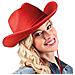 Feltro Cowboy Cappello Rosso - Foto miniatura 1
