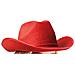 Feltro Cowboy Cappello Rosso - Foto miniatura 2