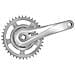 Crank Fcm608 38t 170 mm Argento - Foto miniatura 1