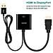 Hdmi A Displayport Alladattatore Hdmi A Displayport Dp Con Audio Adapter Compatibile Per Il Computer Portatile Xbox 360 One Ps4 Ps3 Hdmi Dispositivo - Foto miniatura 2
