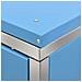 Copri Bidoni Pattumiera Doppia 138x77,5x112,5 cm Acciaio Inox - Foto miniatura 2
