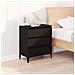 Credenza Nero 60x35x70 Cm In Legno Multistrato - Foto miniatura 1