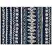 Tappeto Passatoia Cucina Indiano 100% Cotone Disegno Etnic Colore Blu 55x110 Blu - Foto miniatura 5
