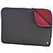 Neoprene Borsa Per Notebook 29,5 Cm (11.6"") Custodia A Tasca Grigio, Rosso - Foto miniatura 1