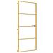 Porta Interni Sottile Oro 83x201,5cm Vetro Temperato Alluminio - Foto miniatura 2