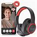 ABT-B26-N cuffia e auricolare Cuffie Wireless A Padiglione MUSICA Bluetooth Nero, Rosso - Foto miniatura 10