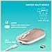SHELL RB mouse Ambidestro RF senza fili + Bluetooth Ottico 1600 DPI - Foto miniatura 3