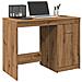 Scrivania Rovere Artigianale 100x50x76 Cm In Legno Multistrato - Foto miniatura 1
