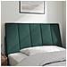 Cuscino Testiera Verde Scuro 100 Cm In Velluto - Foto miniatura 3
