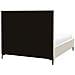 Letto Matrimoniale Tessuto Bouclè Bianco Sporco Con Contenitore 160 X 200 Cm Sezanne - Foto miniatura 8